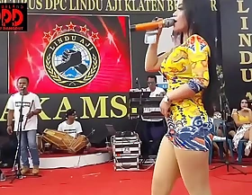 Indonesian crestfallen dance - seductive sintya riske lewd dance on stage