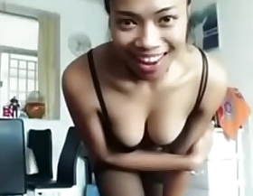 Nhia Krasivaya Ass- Indonesian slut is proud of her nuisance and wants as many cocks to longing it as possible!