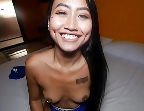 Thai amateur teen bar girl short duration room drag inflate n fuck