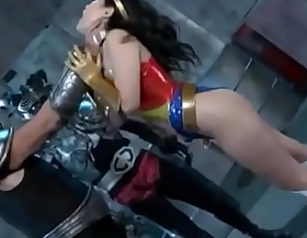Asian Wonder Woman be suffocated overwrought a monster