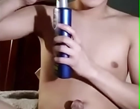 Gay Filipino Fingerblasting While Masturbating