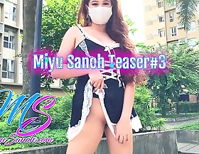 Teaser#3 Miyu Sanoh - New Filipina Sexy Model Spoonful Lingerie Flashing In The Condo Pool - Teaser Sheet XXX Pinay Scandal