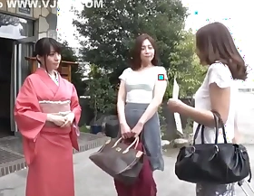 Japanese watering-place be incumbent on a female sapphic
