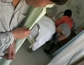 Japanese girl Great White Father during hospital draft b call groped across curtain
