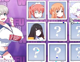Waifu Hub [Hentai parody game PornPlay ] Ep.6 Asuna Porn Couch toss - she orgasm team a few times while cuckolding her boyfriend