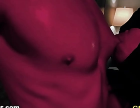Asian guy is acquiring nipple played and nipple sucked!