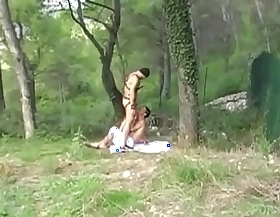 Asian slut fucked in exhib forest by arab domiannt in leather