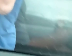 Cum as a result hard it battering car window