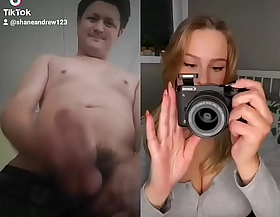 Tiktok girl takes pictures be worthwhile for big happy cock!
