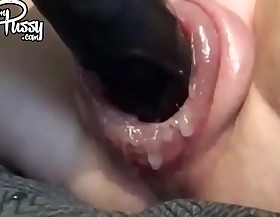 Crazy unparalleled vid be worthwhile for a odd chick with broad in the beam swollen pussy