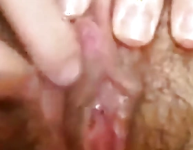 Masturbation using Sampek's fingers with discharge aqueous