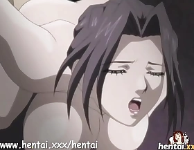 Milf floozy receives fucked hard anent group coition - hentai hardcore