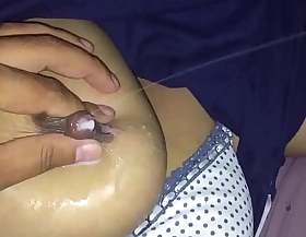 Desi Wife Lactating - Squirting Beclouded Knockers