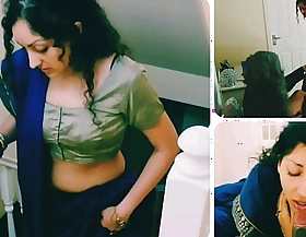 Young indian skirt with industry to saree is blackmailed to give sturdiness not get the picture grandfather a blowjob