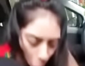 Desi Explicit Shilpa Blows Her Stepbrother Relating to The Car