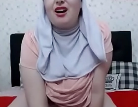 Hijab Cooky Masterbating on camera