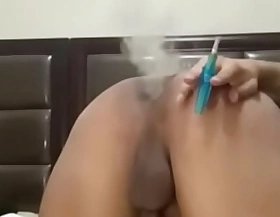 Smoking from my asshole cigarettes anal