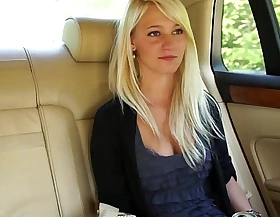 Myfirstpublic girl leans parts car window to swell up cock